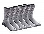 18-Pair Dickies Men's Multi-Pack Dri-tech Moisture Control Crew Socks $13
