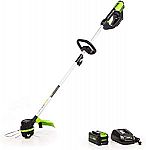 Greenworks 14-Inch 40V Brushless String Trimmer w/ 3AH Battery and Charger $150 (32% Off) & More Greenworks Elite Lawn Tools