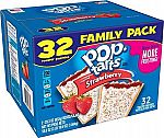 32-Ct of 58.6-Oz Pop-Tarts Breakfast Toaster Pastries (Frosted Strawberry) $4
