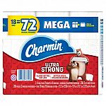 54Ct Charmin Ultra Strong Toilet Paper Mega Rolls $54 and more