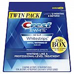 Crest 3D White Professional Effects Whitestrips Teeth Whitening Strips Kit, 40 Treatment Twin Pack (80 Whitestrips total) $45