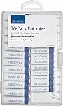 Insignia AA / AAA Batteries (36-Pack) $7