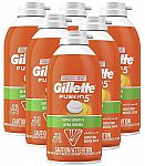 6-Pk of 11oz Gillette Fusion5 Ultra Sensitive Shave Foam $4
