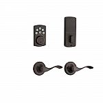 Powerbolt2 Venetian Bronze Single Cylinder Electronic Deadbolt Set $59 and more