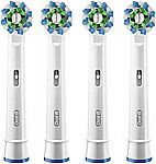 4-Count Oral-B CrossAction Electric Toothbrush Replacement Brush Heads Refill $17