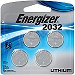Energizer 3V Watch/Electronic Lithium Coin Batteries: 6-Pack $4.15 or 4-Pack $2.45