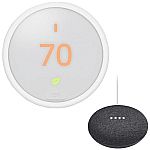 Nest Learning Thermostat E + Google Home Mini $139