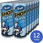 12-Rolls Scott Shop Towels, Glass and Chrome $10.80 (Back-order)
