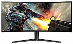 LG 34GK950G-B 34" UltraWide QHD Curved LED G-SYNC Gaming Monitor $689
