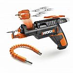 WORX WX255L.2 SD Cordless Screw Driver with Screw Holder w/ Flexible Shaft (Open box) $15.99