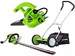 GreenWorks 4Amp 13-Inch Corded String Trimmer with Trimmer Line $30 and more
