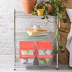 Sterilite 6 Qt. Storage Box (Set of 4) $4