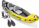 Prime Members: Intex Explorer K2 2-Person Inflatable Kayak Set $52 and more