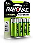 Prime members: 8pc Rayovac Rechargeable AA Batteries $3.32