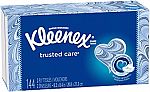 Kleenex Trusted Care Facial Tissues, 1 Flat Box, 144 Tissues per Box $1