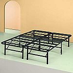 Spa Sensations by Zinus Steel SmartBase Bed Frame Black, Queen $50