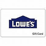 BJs - Discount Gift Cards, $75 Lowes Gift Card $65 and more