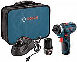 Bosch 2 Speed Pocket Driver Kit With 2 Lithium-Ion Batteries $69