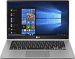 LG gram Laptop 14" FHD Touchscreen Laptop (i7-8565U, 16GB, 256GB SSD 2.2lbs) $1099