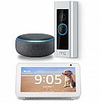 Ring Pro + Echo Show 5 + Echo Dot (3rd Gen) $170