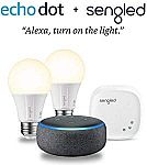 Echo Dot (3rd Gen) + Sengled 2 Bulb & Hub Smart Light Kit $45 (Reg. $90)
