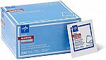 Medline Sterile Medium Prep Pads 70% Isopropyl Alcohol Antiseptic 200 Count $2.72