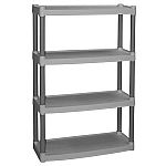 Plano 4-Shelf Storage Unit (32.25"W x 12.5"D x 48.25"H) $17.85