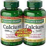 Buy 1 Get 1 Free Select Vitamin, Supplements & more 480-Ct Nature's Bounty Calcium $4.50