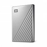 WD My Passport Ultra 2TB External Hard Drive, USB-C (Silver) $50.55