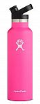 Hydro Flask Standard-Mouth Vacuum Water Bottle with Sport Cap $17.89