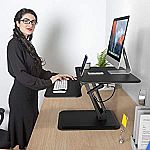 Office Standing Desks - Height Adjustable Sit Stand Desk Converter $80