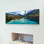 Furinno 3-Panel Print Wall Art (16" x 48") from $15