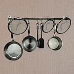 Habitat 24" Stainless Steel Utensil Bar w/ 10 S Hooks $9.07 and more