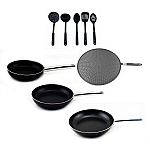 BergHOFF 9-Pc Boreal Non-Stick Aluminum Cookware Set w/ Utensils $52