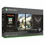Xbox One X 1TB Console - Tom Clancy's The Division 2 Bundle $395