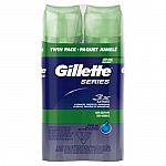 4x Gillette Sensitive Shave Gel Twin-pack + $5 gift card $16