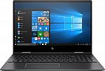 HP Envy x360 2-in-1 15.6" Touch-Screen Laptop (AMD Ryzen 7  8GB  256GB SSD Radeon RX Vega 10) $650