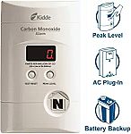 Kidde Nighthawk Plug in Carbon Monoxide Detector Alarm $21.27 & More
