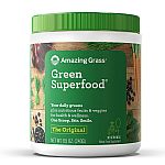 Amazing Grass Superfood Powders: 30 Serving (8.5oz) Wheat Grass & 7 Super Greens $12.06 & More