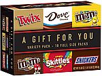 (Price Mistake?) 10-Pack of 18-Ct Full Size Chocolate Bars (Mars, Snickers, Dove & More) $12.74