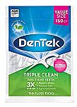 150-ct DenTek Triple Clean Floss Picks $2.76