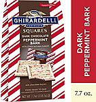 7.7-oz Ghirardelli Dark Chocolate Peppermint Bark Squares $3