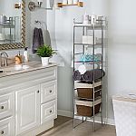 Honey-Can-Do 6-Tier Bathroom Storage Shelving Unit $15