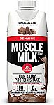 12 Count Muscle Milk Genuine Protein Shake, Chocolate $8.82