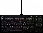 Logitech G Pro Mechanical Gaming Keyboard $80