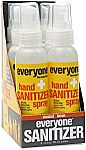 6-count Everyone Hand Sanitizer Spray, Coconut and Lemon, 2oz $8.34