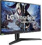 LG 27GL850-B 27" Ultragear QHD Nano IPS 1ms NVIDIA G-Sync Compatible Gaming Monitor $447 or less