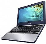 ASUS Chromebook C202XA Rugged & Spill Resistant 11.6" HD Laptop (MediaTek 8173C 4GB 16GB) $199.99