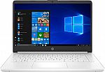 HP Stream 14" 14-dq0002dx HD Laptop (N4020 4GB 64GB White) $219.99