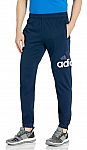 adidas Men's Essentials Performance Logo Pants (Navy/White) $15